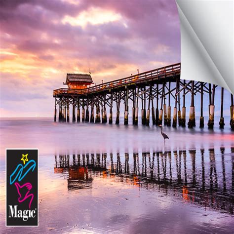 Magic SIENA200GPSA Microporous Adhesive Satin Photo Paper Amcad