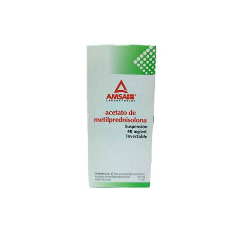 Acetato De Metilprednisolona 40 Mg Ml Farmazul