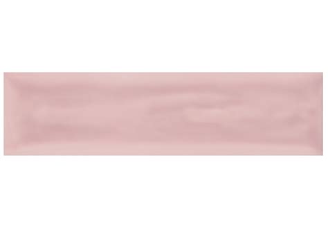 3x12 Flow Velvet Pink Textured Ceramic Subway Tile Roca Tile Wall