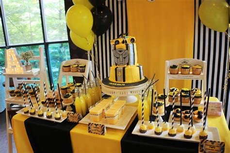 Bumble Bee Transformers Birthday Party By Decor N Beyond Recommendmy