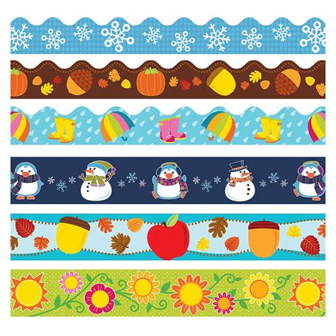 Carson Dellosa Seasonal Bulletin Board Borders Set | CD-145052 – SupplyMe