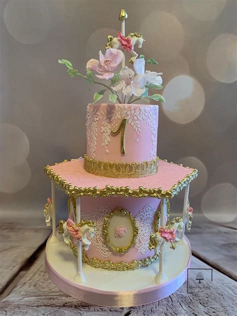 Sweet Carousel Decorated Cake By Renatiny Dorty Cakesdecor