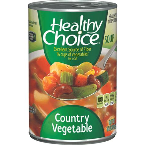 Healthy Choice Soup, Country Vegetable 15 Oz | Ready-To-Serve | Festival Foods Shopping