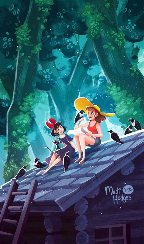 Kiki's Delivery Service: Ursula's Cabin ~ by Madi Draws Things | Studio ...