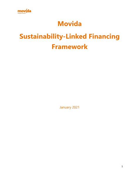 PDF Movida Sustainability Linked Financing Framework DOKUMEN TIPS