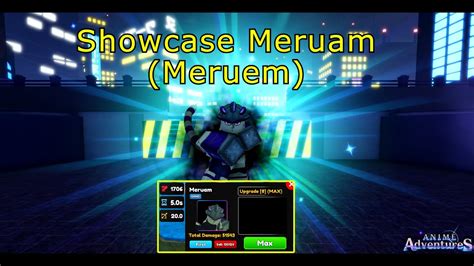 Showcase Meruam Meruem Roblox Anime Adventures Youtube