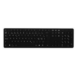 Matting Keyboard Slim ergonomisk tastatur i sort eller sølv