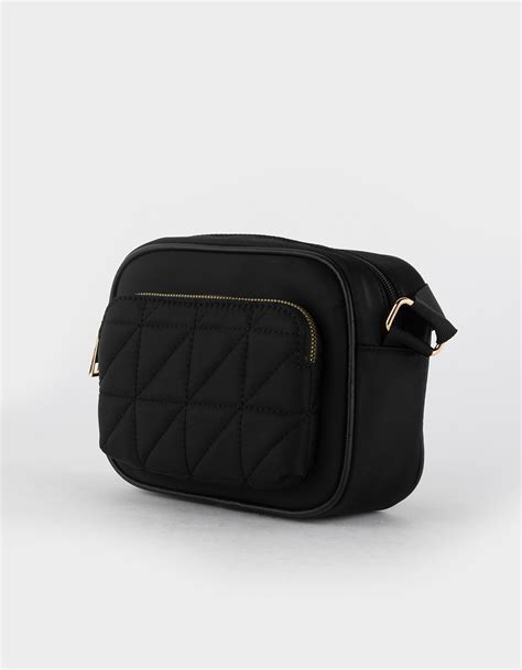 Nylon Crossbody Bag Black Tillys