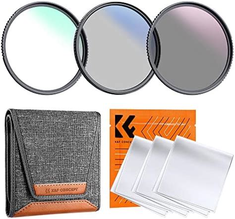 K F Concept Mm Uv Cpl Nd Lens Filter Kit Pieces Uv Filter Circular