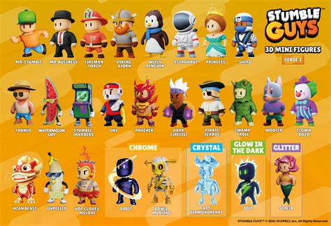 Stumble Guys 3D Mini Figures Serie 3 Diramix