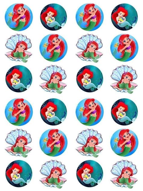 Pinterest In 2024 Mermaid Cake Topper Ariel Birthday Party Ariel