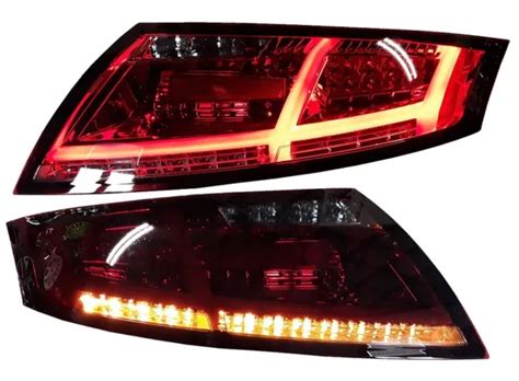 LED RÜCKLEUCHTEN FÜR AUDI TT TTS 8J rot schwarz LED Heckleuchten