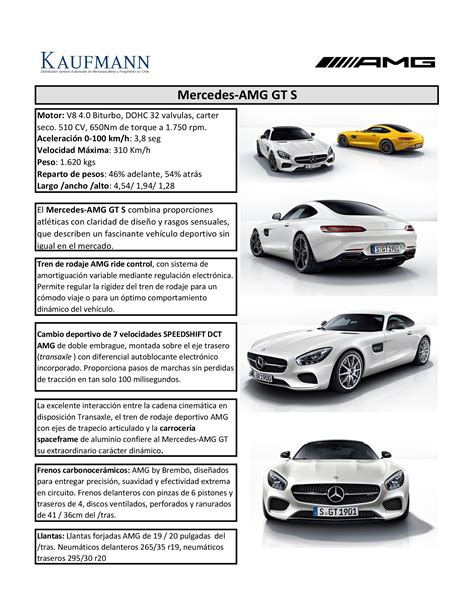 Pdf Ficha T Cnica Mercedes Benz Amg Gt Dokumen Tips