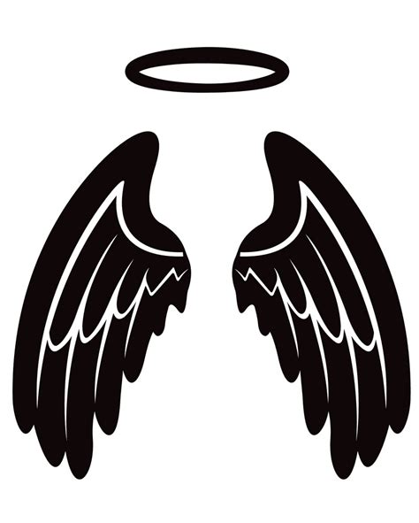 Angel Wings and Halo clipart png images - ClipartWorld