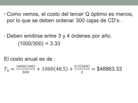 Modelo Eoq Con Descuento PPT