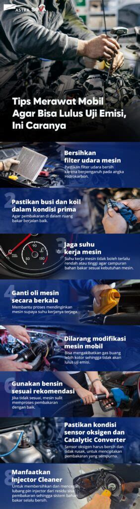 Tips Merawat Mobil Agar Bisa Lulus Uji Emisi Ini Caranya