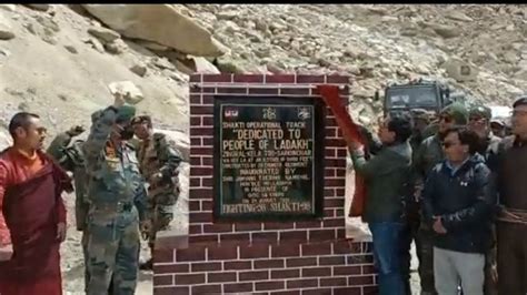 World S Highest Motorable Road At 18 600 Ft Inaugurated In Ladakh