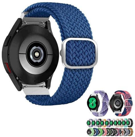 Wigento Samsung Galaxy Watch 4 40mm 44mm Uhr Nylon Armband Ersatz Arm