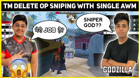 TM DELETE OP SNIPING TM DELETE AKA GODZILLA ROCKY AND RDX REACTION ON