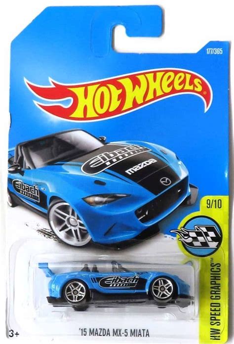 駿河屋 1 64 15 MAZDA MX 5 MIATA ブルーブラック Hot Wheels HW SPEED GRAPHICS