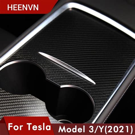 Center Console Cover Sticker For Tesla Model 3 Y 2023 2022 100 Real