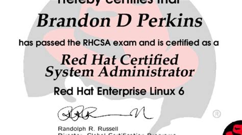 Redhat Certified System Administrator Linux Assembly