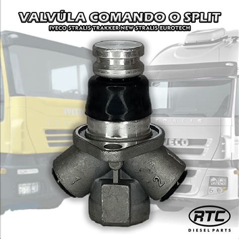 Valvula Comando Caja Cambio Pedal O Split Iveco Stralis Trakker