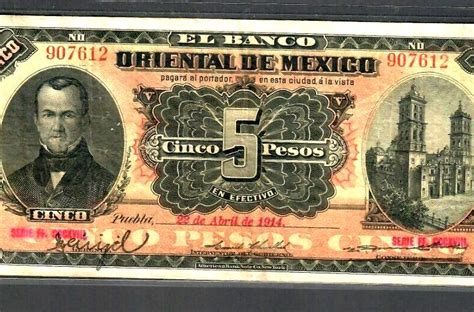 Peso Beautiful Oriental De Mexico Peso Puebla Super