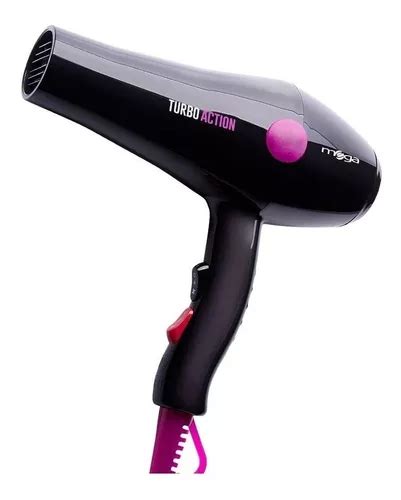 Secador De Cabelo Mega Turbo Action Preto 220V