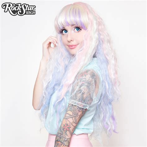 Gothic Lolita Wigs Store Rhapsody™ Collection Pastel Rainbow