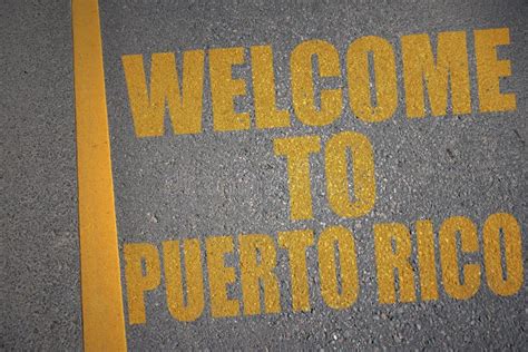 Welcome To Puerto Rico Puerto Rico Flag Patriotic Design Vector