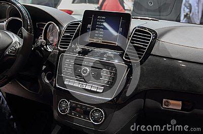 Switzerland; Geneva; March 8, 2018; The Mercedes-Benz SUV interior; the ...