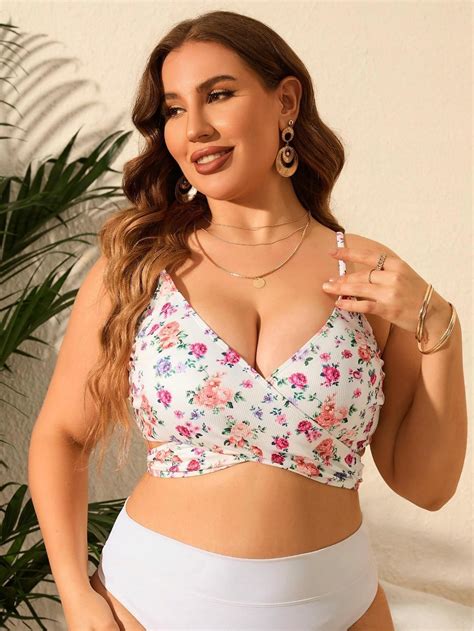 Shein Góa Od Bikini Kwiaty Wiązanie 4WX NF9 XXL Ceny i opinie Ceneo pl