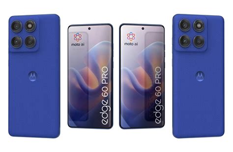 Motorola Edge 60 Pro PANTONE Dazzling Blue - 3D Model by Rever_Art