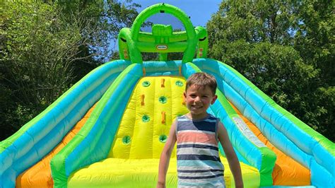 Coolest Water Slide Ever Little Tikes Rocky Mountain River Race