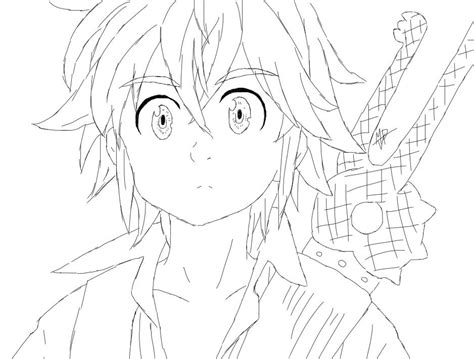 Meliodas Nanatsu No Taizai Para Colorear E Imprimir Meliodas