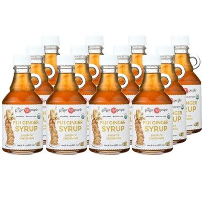 The Ginger People Organic Fiji Ginger Syrup Case Of 12 8 Oz Target