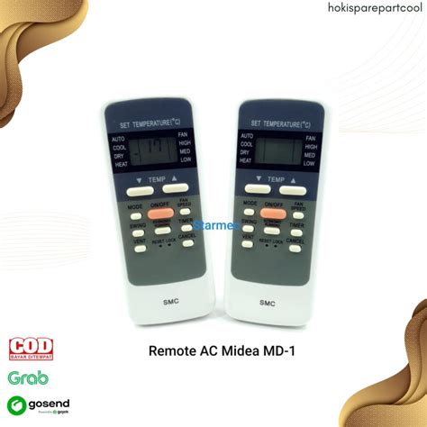 Jual Remote Ac Midea Turbo Shopee Indonesia