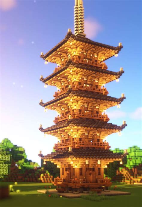 Minecraft How To Build An Ultimate Japanese House Minecraft Temple