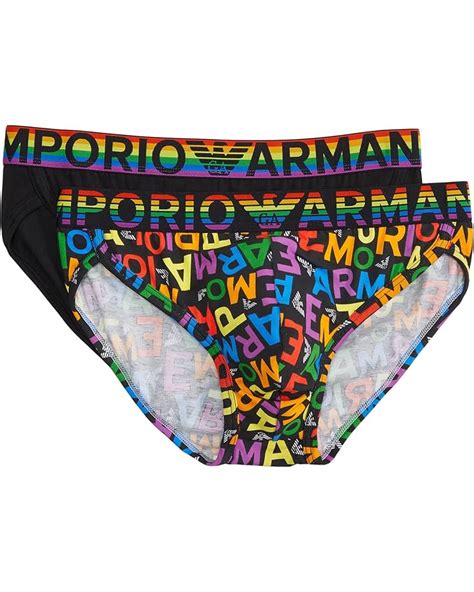 Emporio Armani Rainbow Logo Pack Brief Pm