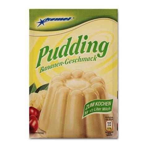 34er Pack Komet Pudding Bananen Geschmack 34 X 40 G Zum Kochen 12