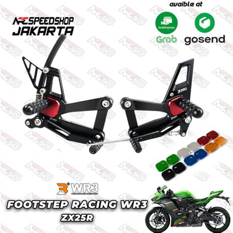 Jual Foot Step Racing Wr V Series Kawasaki Zx R Zx R Zx R Red