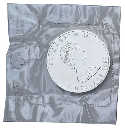 Oz Silber Maple Leaf Kanada Dollars Anlagem Nze Original