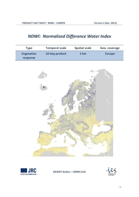 Pdf Ndwi Normalized Difference Water Index Pdfslide Net