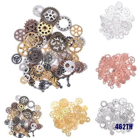 ღღ【gon】100pcslot Vintage Tibetan Metal Mixed Hearts Charms Pendants