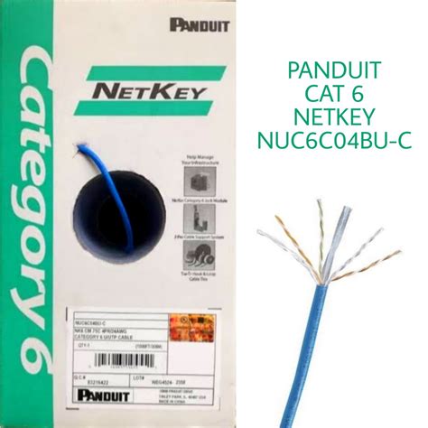 Jual Kabel LAN UTP CAT 6 PANDUIT NETKEY Per METER Shopee Indonesia