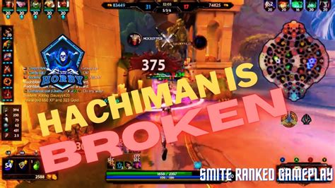 HACHIMAN IS BROKEN Smite Ranked Gameplay YouTube