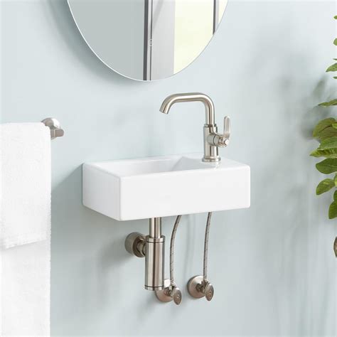 Wall Mount Sinks, Wall Mounted Bathroom Sinks | Signature Hardware