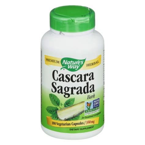 Nature S Way Cascara Sagrada Bark Veg Capsules Pack