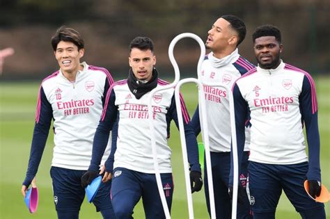 The Arsenal Stars Back For Day One Of Pre Season As Mikel Arteta Begins